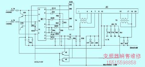 圖7  電流電壓檢出板電路